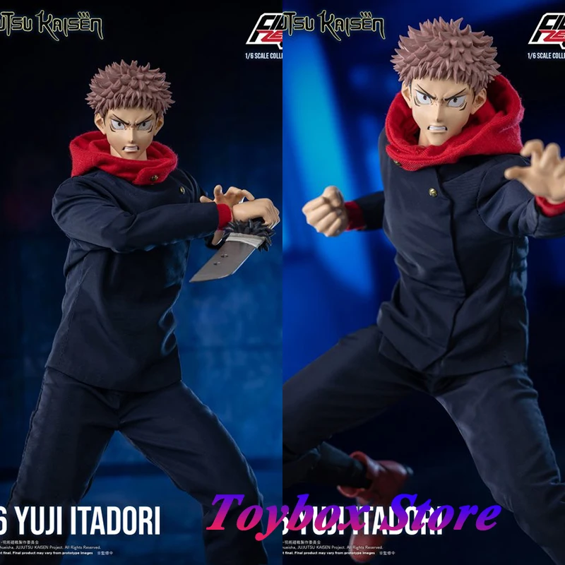 

Threezero 3Z03740M0 1/6 Itadori Yuji Anime Boy Action Figure Jujutsu Kaisen Simulation 12" Man Soldier Figurine Gift Collection