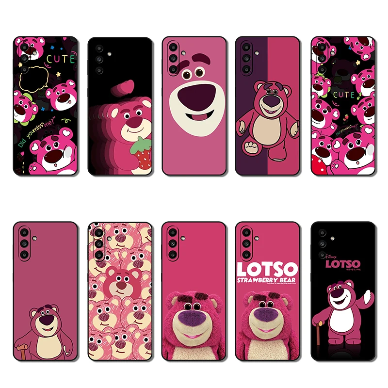 Samsung A03S A03 A04 A04E A04S A05 A05S A06 Strawberry Bear Creative design phone case