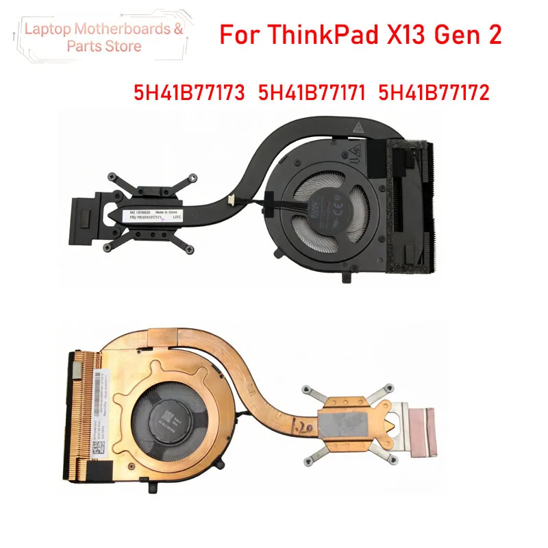 

Laptop Cooling Fan For ThinkPad X13 Gen 2 20WK 20WL Notebook Fan Radiator with Heatsink Parts 5H41B77172 5H41B77173 5H41B77171