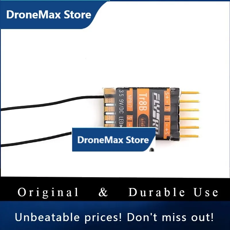 DroMaFlySky Tr8B Dual Antenna Bidirectional Transmission 3rd Generation Protocol Receiver Adapted To NB4 PL18 AFHDS Remote Contr