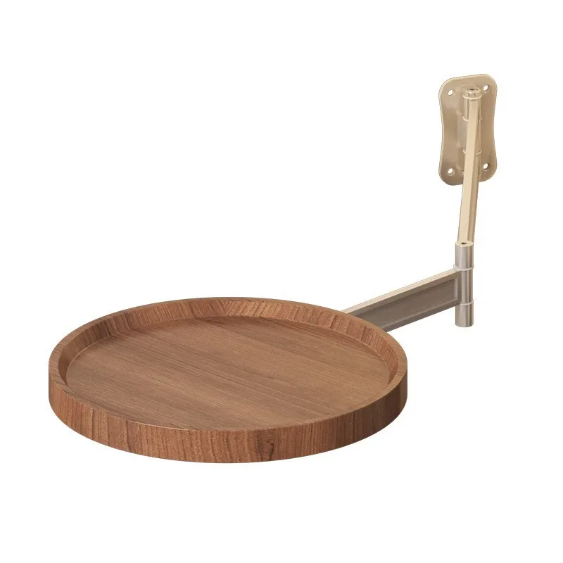 Foldable Floating Bedside Shelf Multifunctional Small Side Table for Bedroom