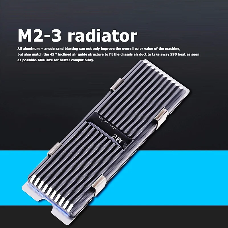 70x23mm NGFF M.2 SSD Heat Sink NVME M key / M.2 B-key SATA SSD Cooler Heatsink