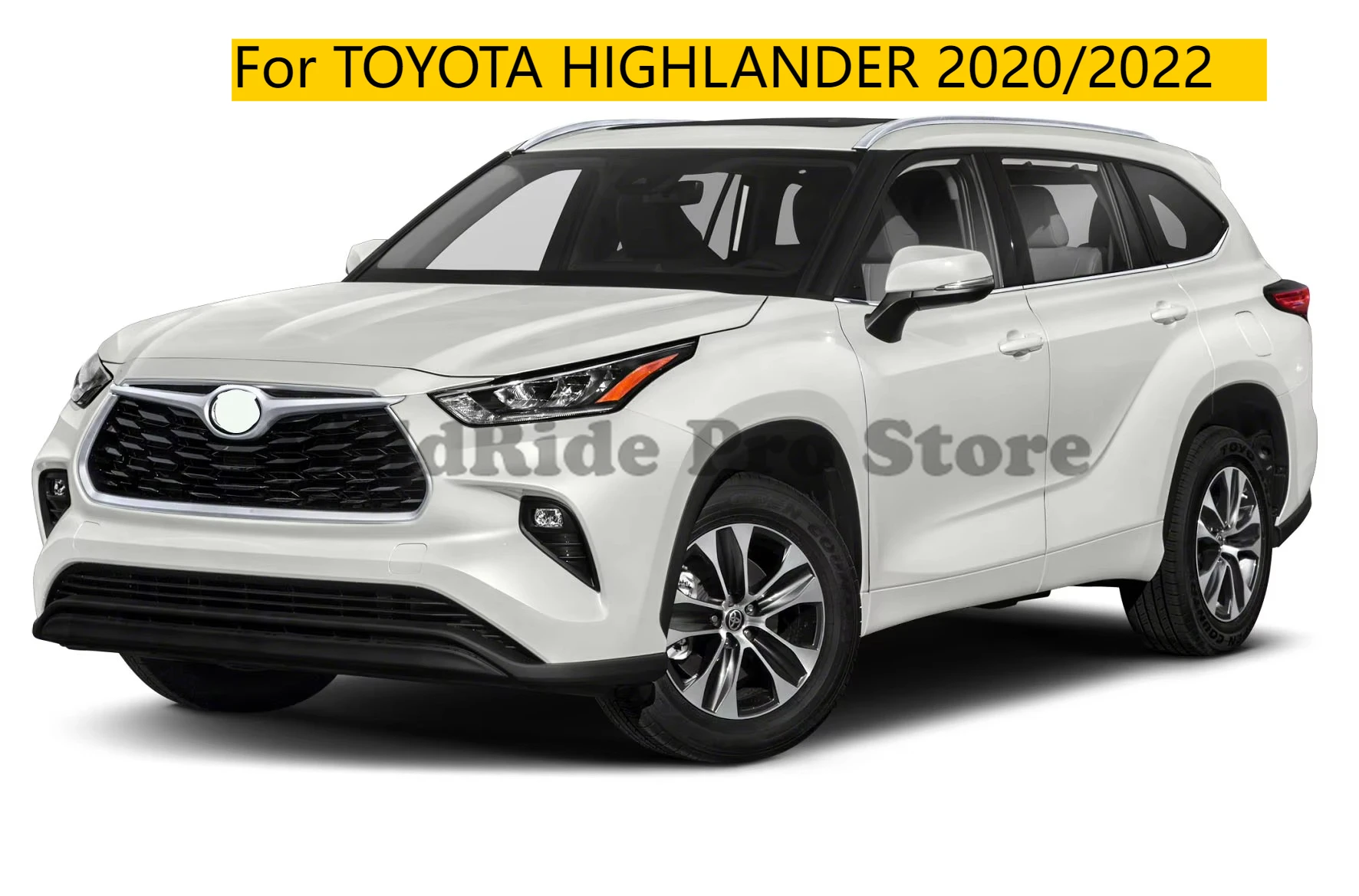 

6PCS Rain Guard for TOYOTA HIGHLANDER 2020/2022 Car Door Window Visor Windshield Wind Deflector