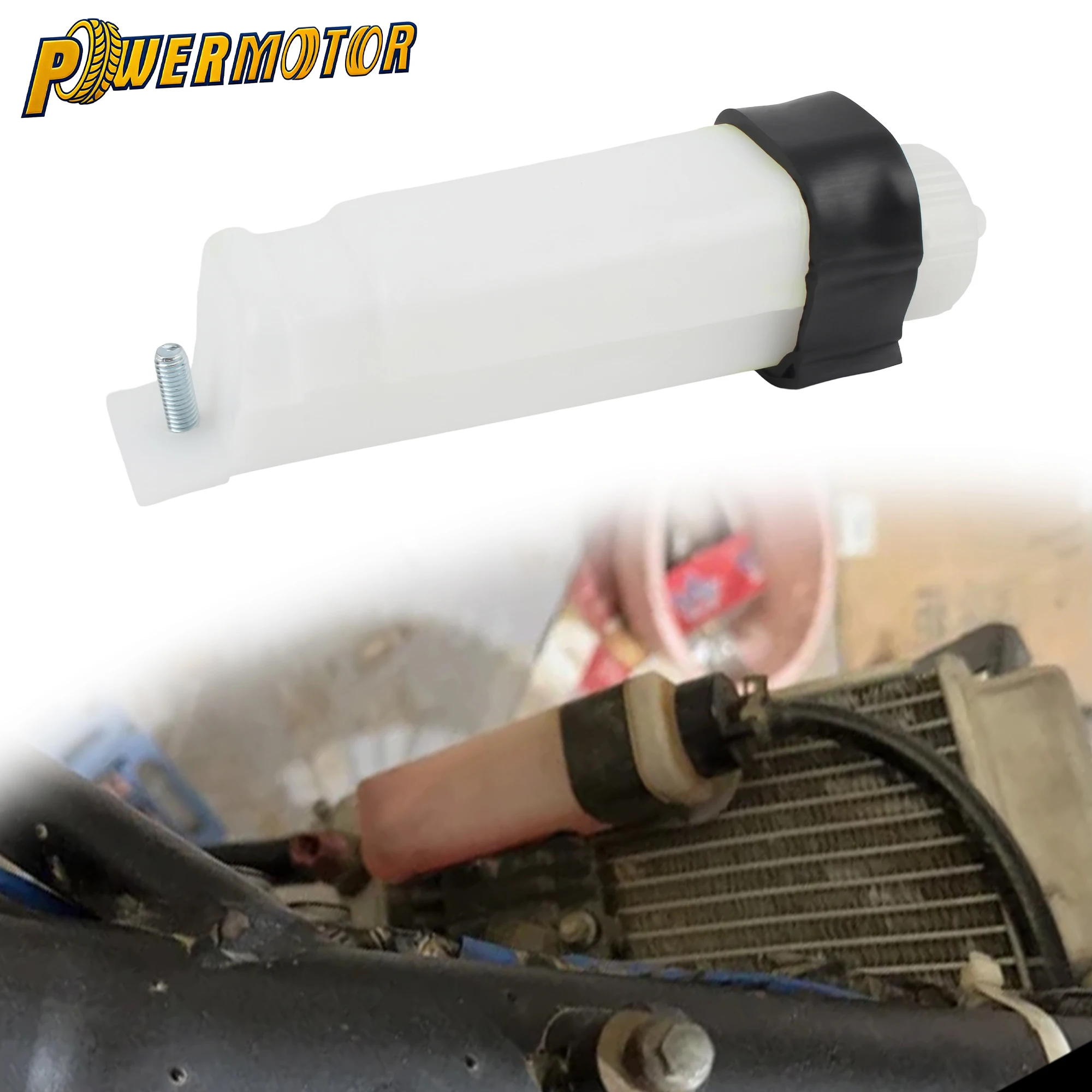 

Motorcycle Engine Water Tank Antifreeze Overflow Bottle ABS Plastic Coolant Reservoir For Zongshen Lifan Loncin 150 200cc 250cc