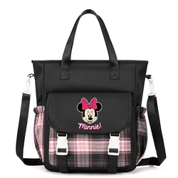 Mickey Minnie Mouse Girls Student Messenger Bag Casual Satchel Ladies Handbags Shoulder Bag Pouch Cross School Bags Purses