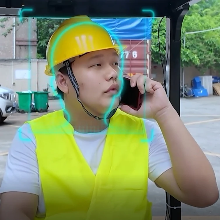 Driver Monitoring System Fatigue Distraction Driving Forklift DMS Bad Behavior Monitoring