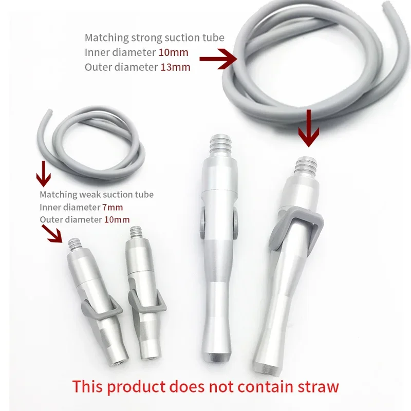 Dental Saliva Ejector Suction HVE Valves High Strong Short SE Słabe Adapter Materiały dentystyczne