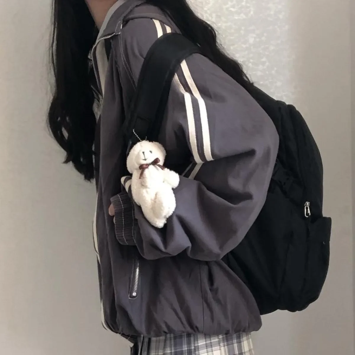 الموضة الكلاسيكية مخطط واقية من الشمس سترة المرأة ملابس العمل سترة أنيقة تحمل شعار لعبة البيسبول 2025 جديد جاكيت زيبرا تصميم علوي عصري متعدد الاستخدامات #4