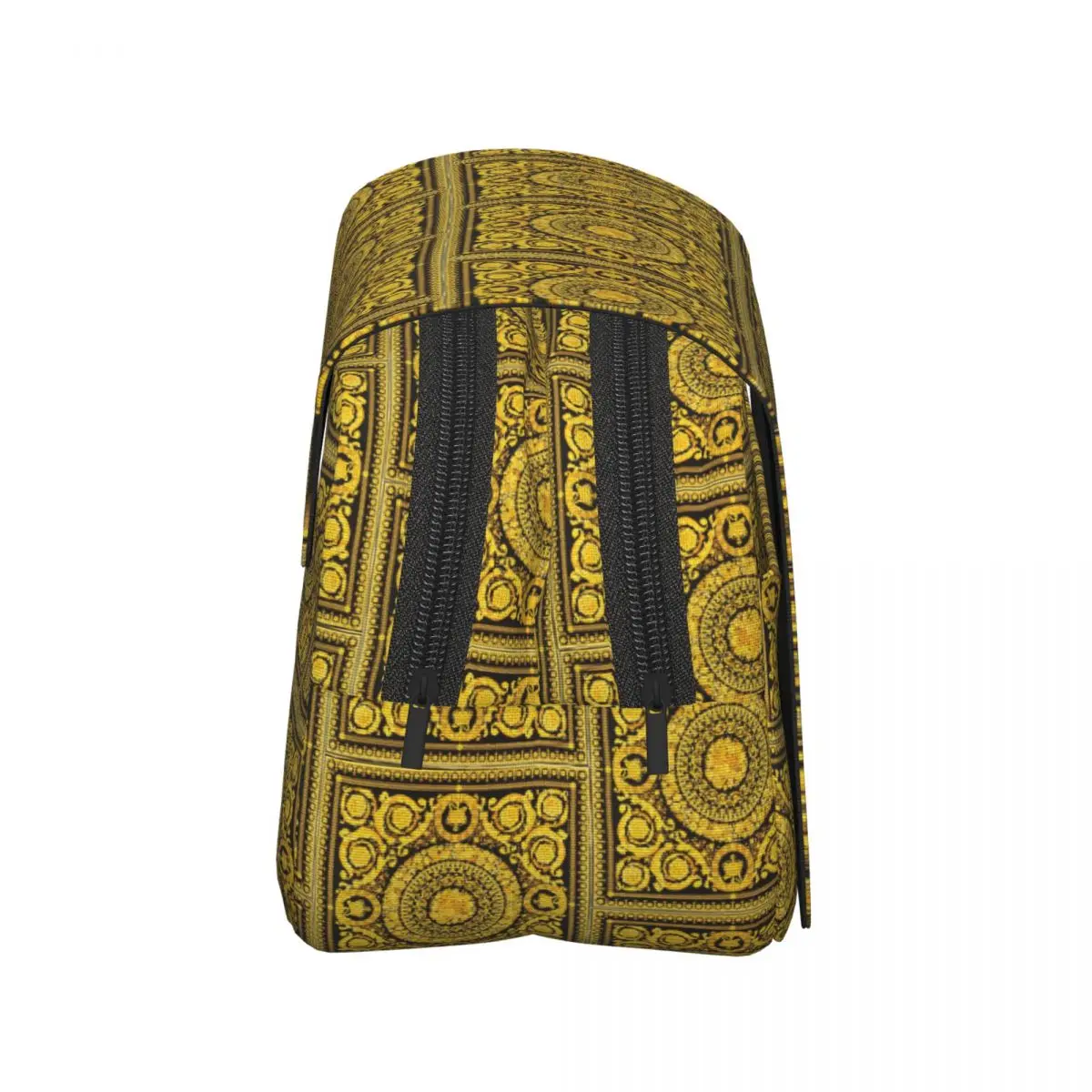 Decorative Golden Medallion Baroque Pencil Cases Pencil Pouch Hard Shell Leather Large Storage Pen Box Pencil