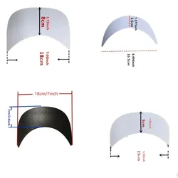 Different Styles Available 10 pcs Hat Liner Sports Visor Stiff Cardboard Brim Inserts for Baseball Caps