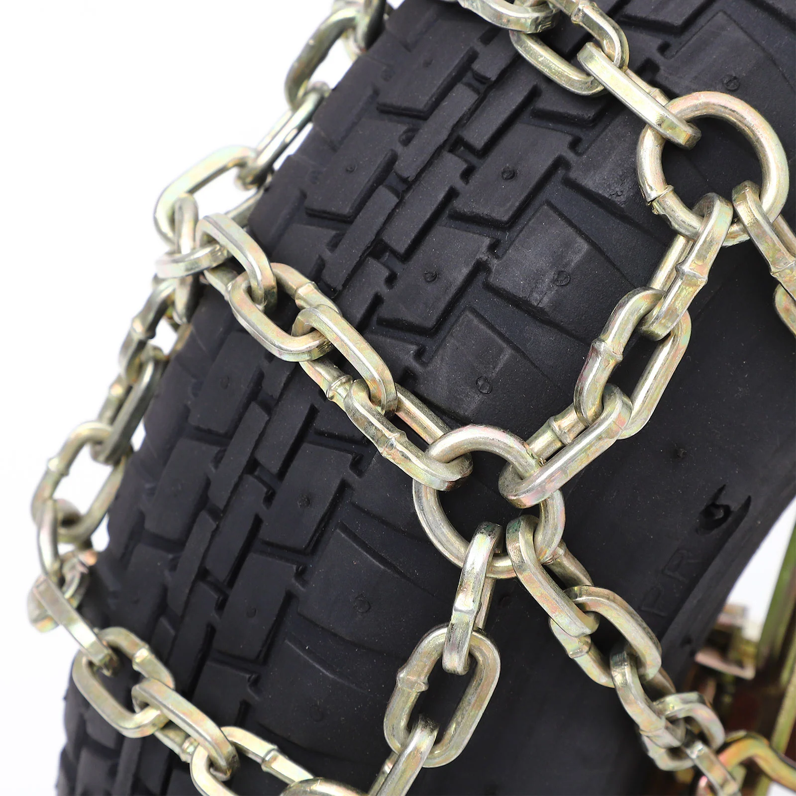 2 Pcs Tire Chains Anti-Skid Snow Tires Non-slip Emergency Vehicle Traction Steel Automobile