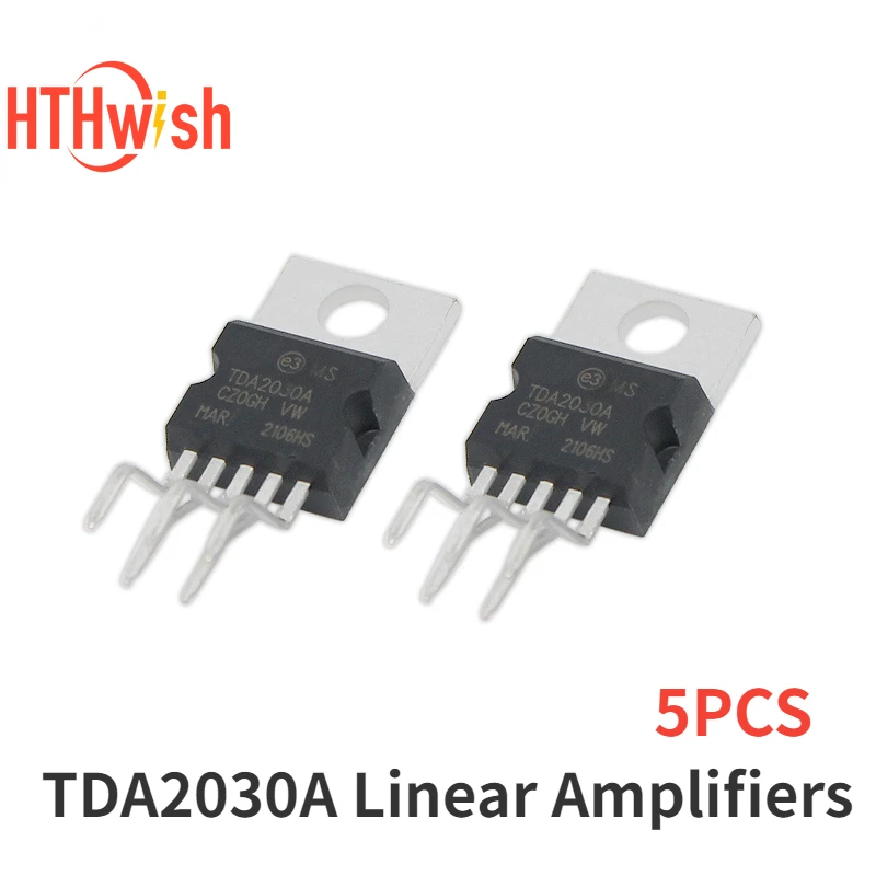 5pcs TDA2030A Linear Amplifiers Short-circu High Quality TDA2003A Driver IC TO-220-5P