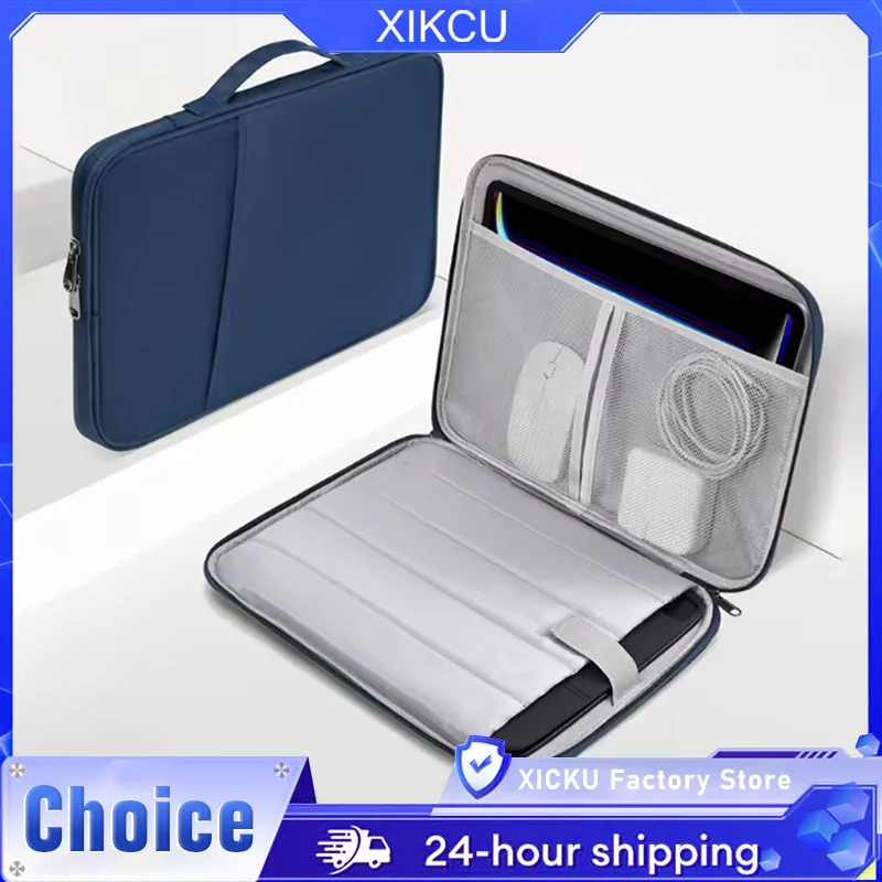 

Водонепроницаемая противоударная сумка с ручкой для ноутбука Macbook Air 11, 12, 13,6 дюймов M4 M3 M2, чехол для Mac Book, аксессуары