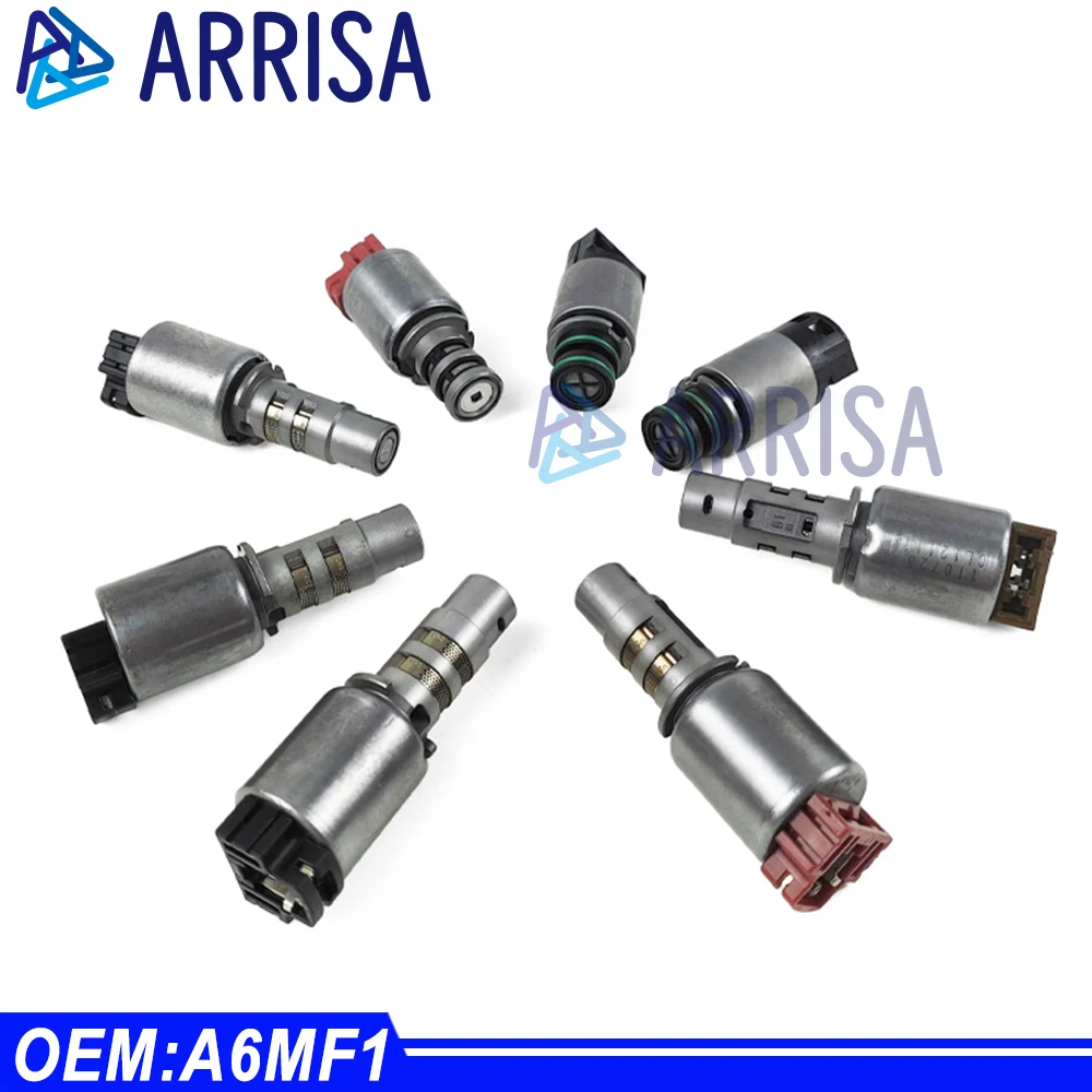 

A6MF1/2 A6LF1/2/3 46313-3B000 8PCS Transmission Solenoids Kit 6-Speed For Hyundai Kia Chevrolet Ix35 I30
