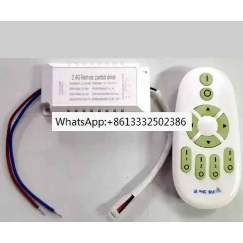 5730SMD Led ceiling light 2.4G remote drive dimming color driver 80-120X2W white warm white two way 3p output power transformer
