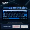IQUNIX EZ60 EZ63 플래그십 자기 축 키보드 게임 e-스포츠 8000Hz 풍부한 조명 효과 PBT 소재 키캡 빠른 응답 1