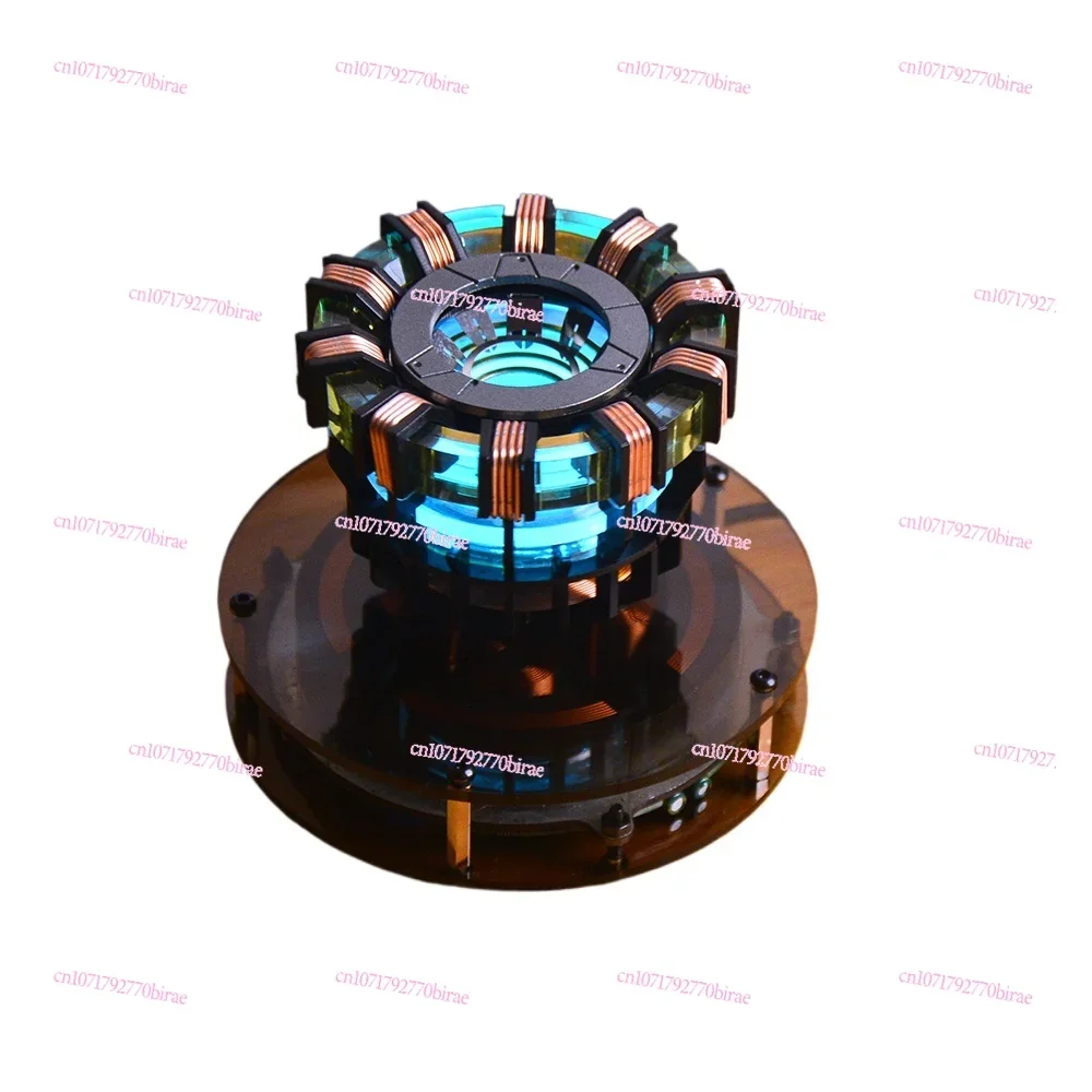 Maglev Iron Man Reactor Figure Ornament Office Desktop Creative Black Technology Boys Birthday Gift