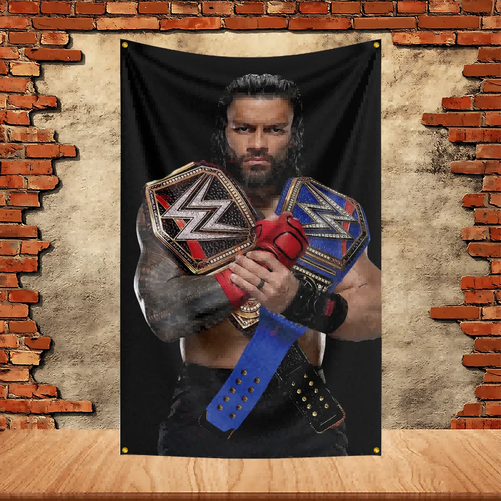 90X150ft Roman Reigns Boxing Party Flag Polyester Printed Flag Banner Tapestry for Garden Garage Decoration Concert Flag