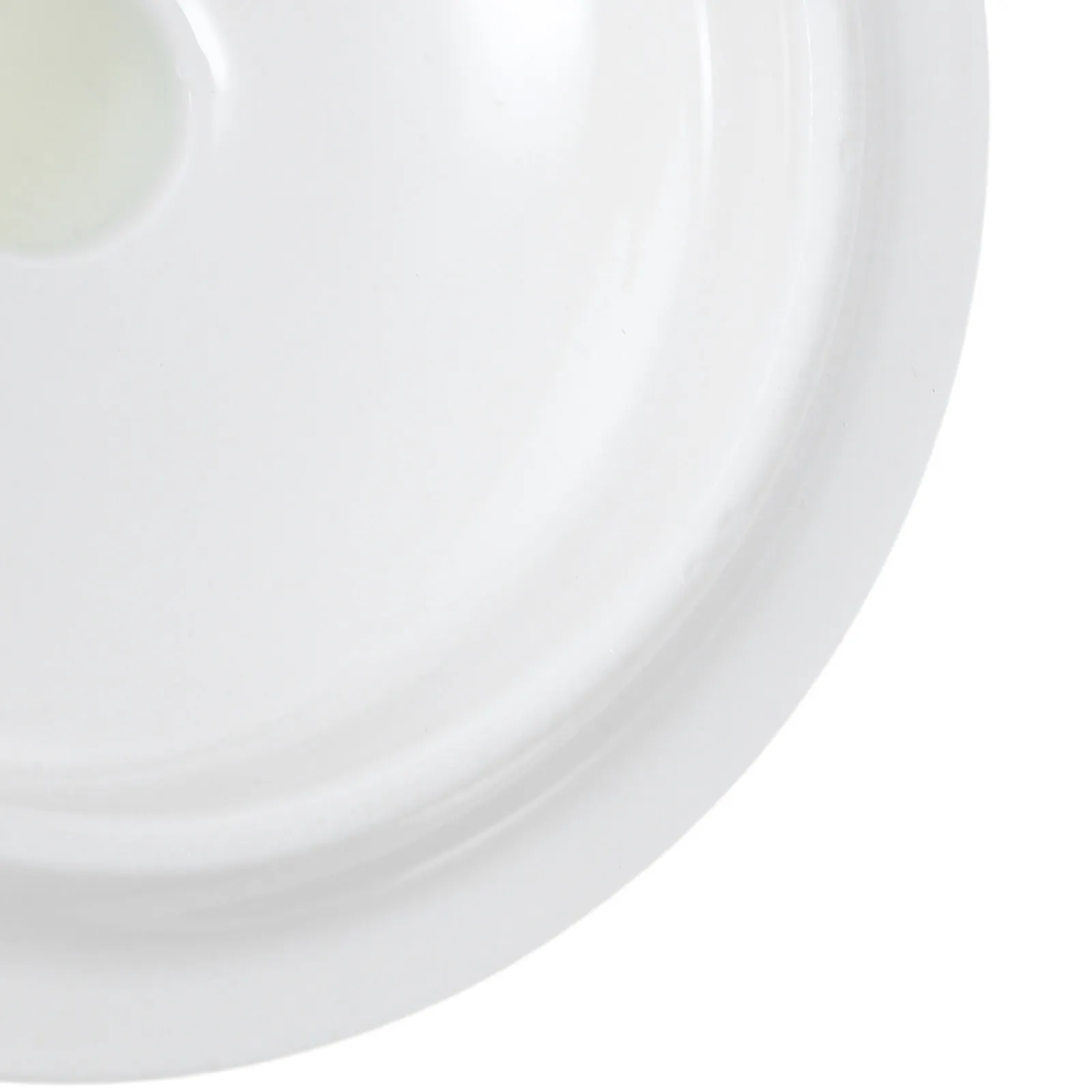 Ceramic Tea Cup Cover Replacement Lid for Ceramic Mugs Inner Diameter 7.6cm Glossy Finish Non Scratch Mug Cover for Steeping Tea