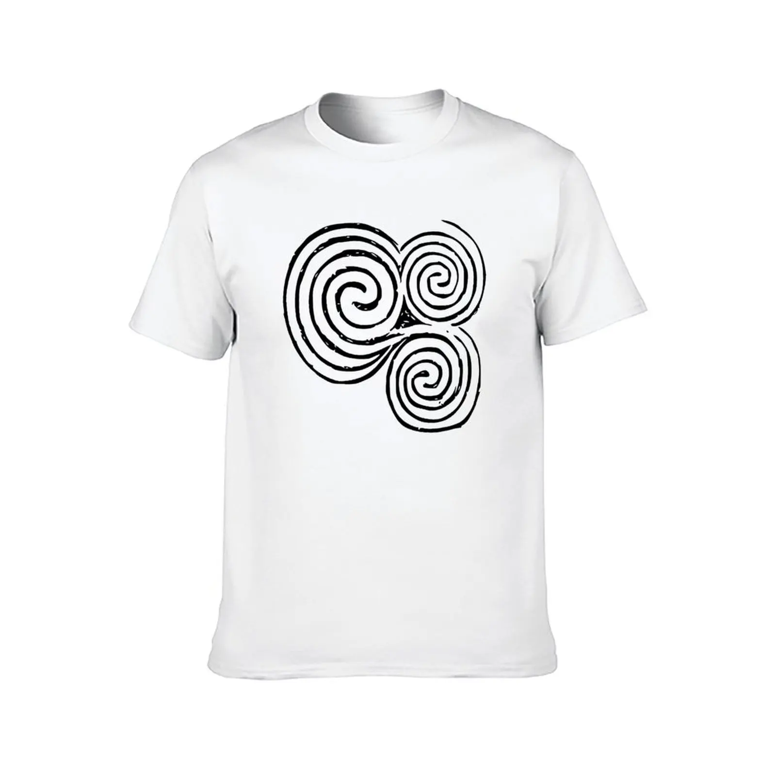 Newgrange Entrance Stone Triple Spiral Celtic Triskelion, Celtic Symbols T-Shirt anime t shirts oversized t shirt t shirts men