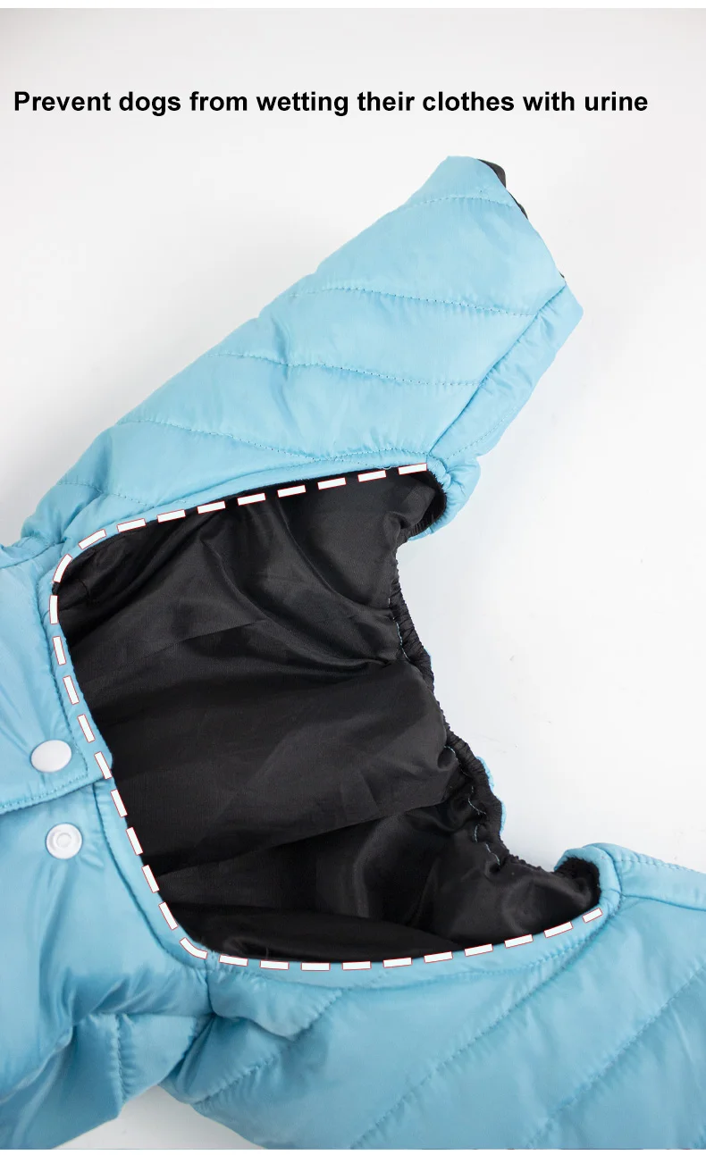 Wasserdichter Winter-Hundemantel, Haustierkleidung, Welpenkleidung, Weste, warme Hundekleidung, französische Bulldogge, Chihuahua, kleiner Hund, Ropa Para Perros – Detail 8