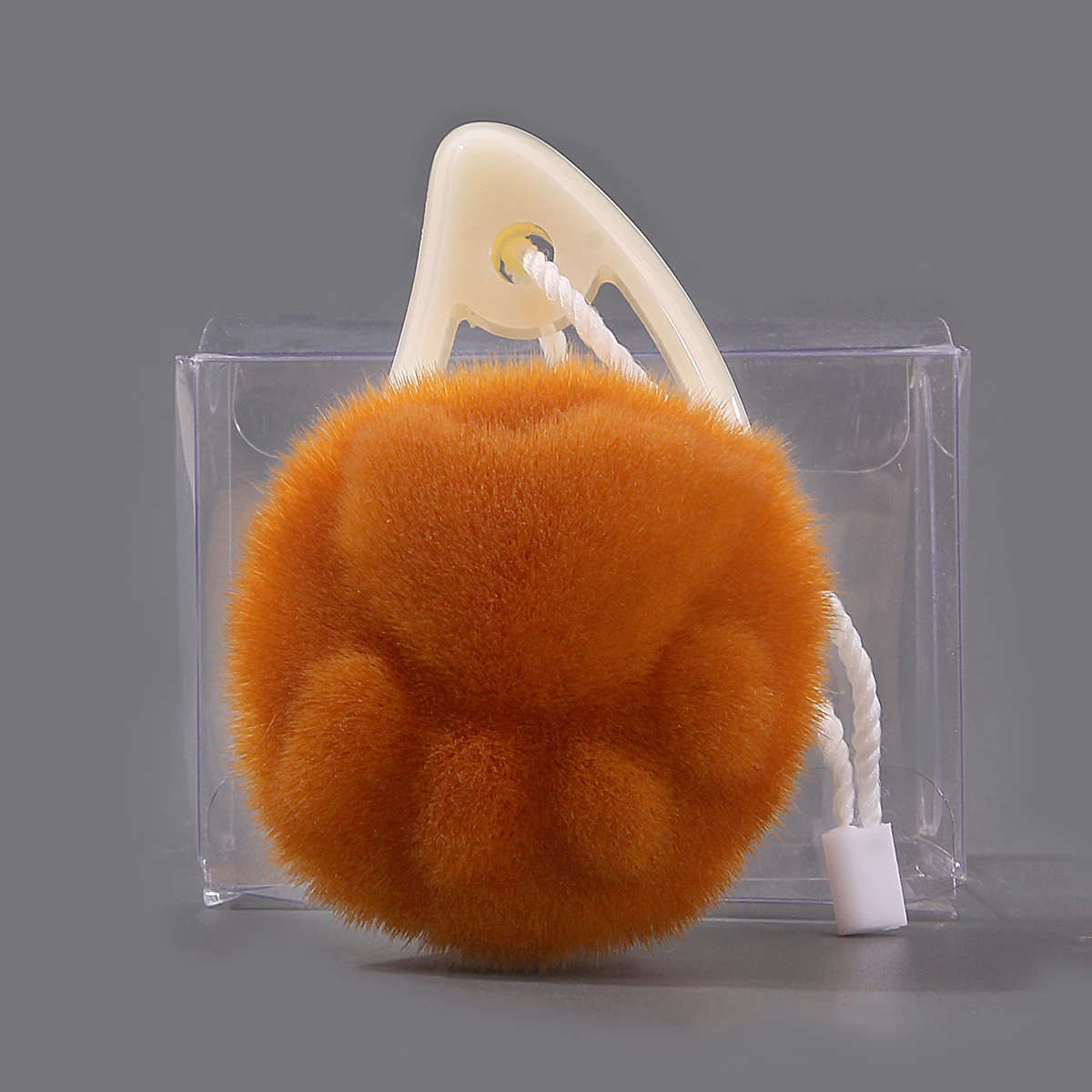 New 1PCS transparent box set cat paw print soft nail art dust removal brush, nail cleaning brush, multi-functional nail art tool