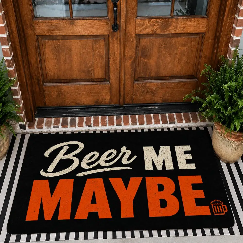 Ultimate Drinking Champ Floor Mat Soft Flannel Rug Non Slip Washable Quick Dry Door Mat for Bathroom Kitchen Bedroom Home
