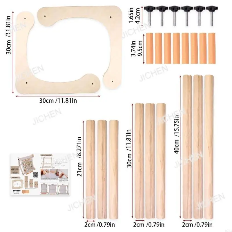

Neu Quick Setups Crosses Stitching Frame Adjustable Desktop Holders With Base and Ergonomic Designs