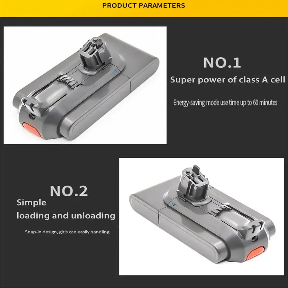 For Dyson V11 25.2V 4800/6800/7800/9800mAh Battery SV15 Cyclone Animal Absolute Total Clean Rechargeable Vacuum Cleaner Battery