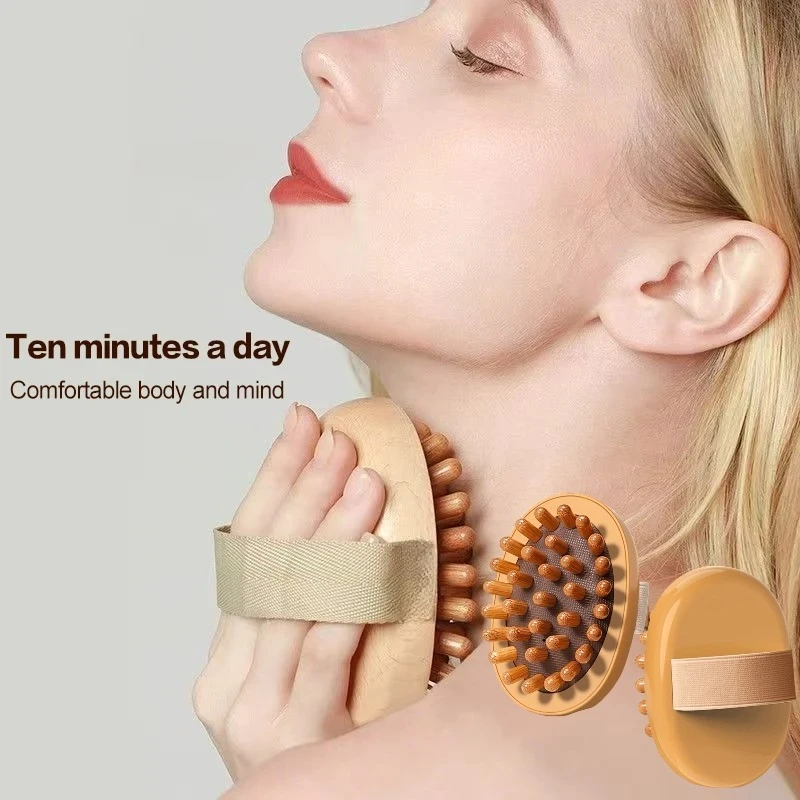 

1/2pcs Air Cushion Meridian Massage Brush, for Body & Scalp Stimulation, Multi-Purpose Gua Sha Tool, Home Spa Relaxation