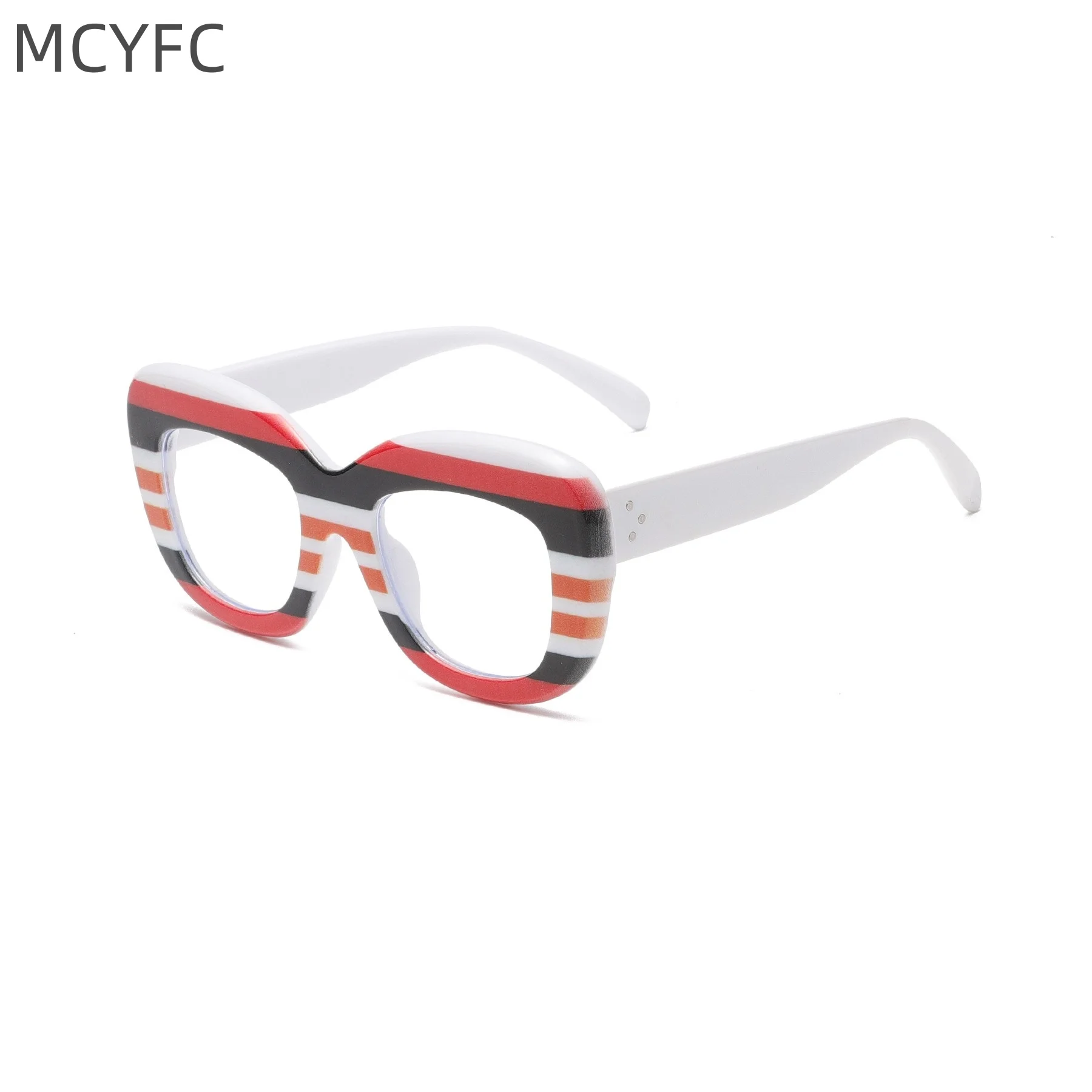 

MCYFC Fashion Eyeglasses for Women Anti Blue Light Hand Made Glasses Frames Sweet Style Colorful Europe America Style Eyewear