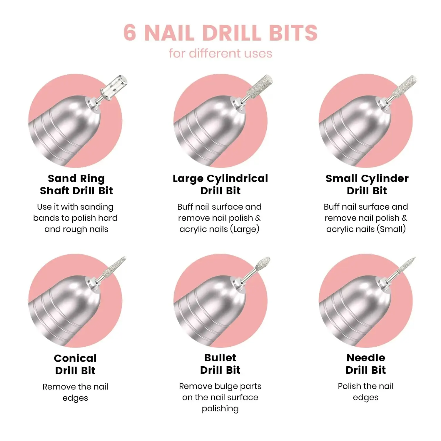 45000RPM Rechargeable Nail Drill Manicure Machine Professional Nail Drill With LCD Display Portable Cordless Drill Set Nail Art