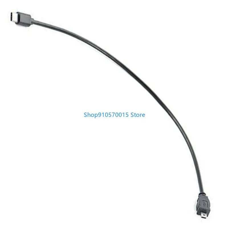 B95C Type C to Mini USB 8Pin OTG Cable for Type C Devices for Camera Files Converters