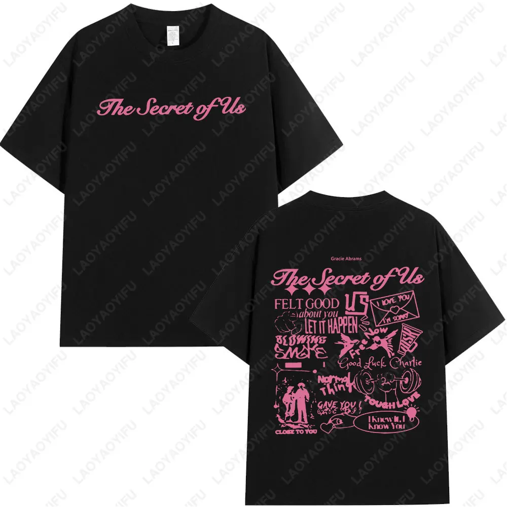 

Gracie Abrams The Secret of Us T Shirt Men Women Cotton Casual Short Sleeves T-shirt Fashion Hip Hop Harajuku Classic T-shirts