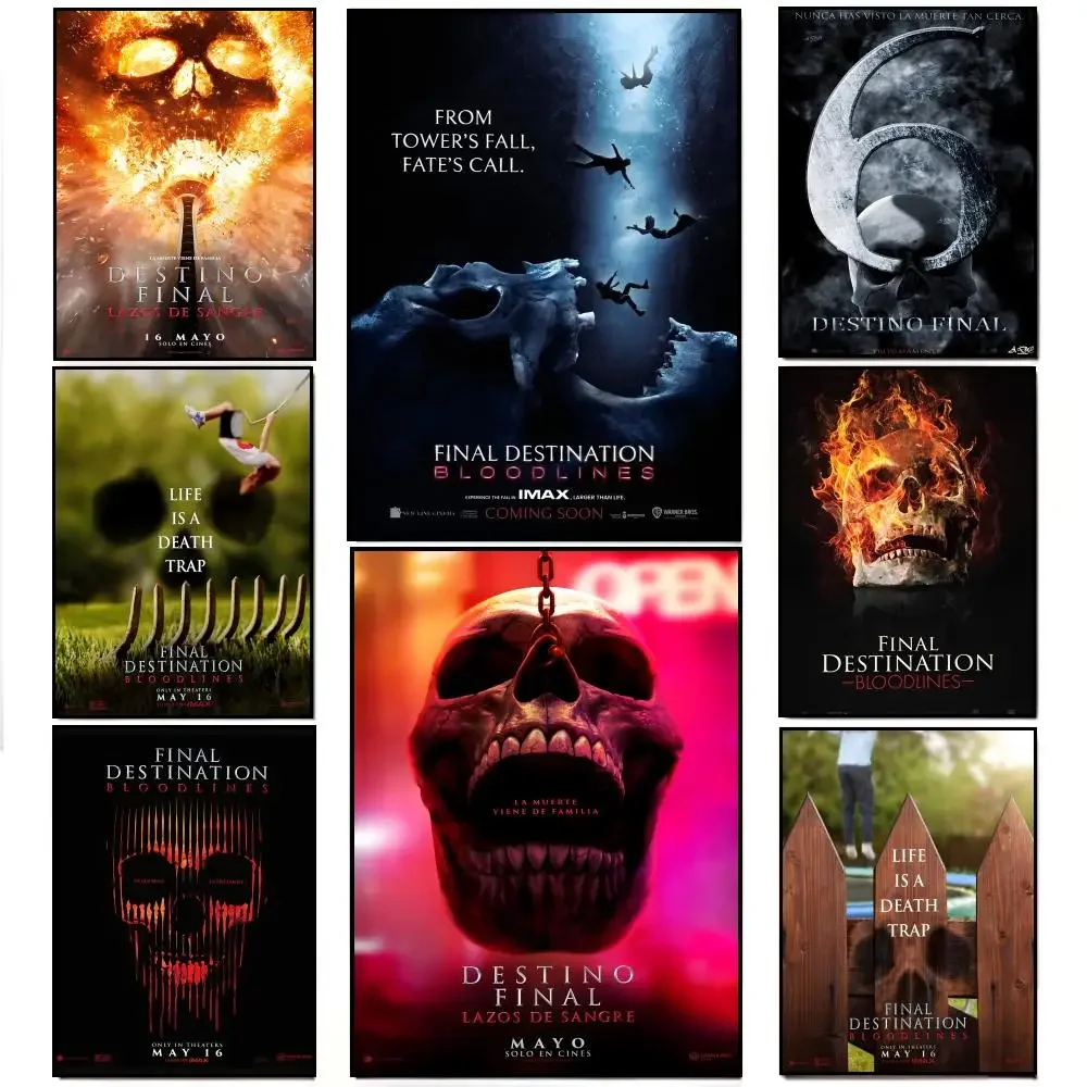 Suspenseful Horror Movie F-Final Destination Bloodlines Poster Poster HD  Waterproof Wall Sticker Bar Living Room Decor Gift