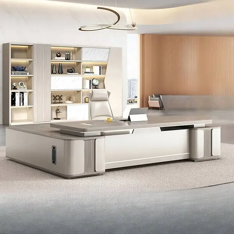 

Регулируемые офисные столы, современные деревянные белые офисные столы с выдвигом, L-образный угловой стол, мебель для дома Mesa De Escritorio