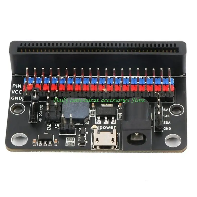 97QB múltiple funcional: tablero bits con voltajes ajuste y zumbidos integrados para educación STEM interactiva