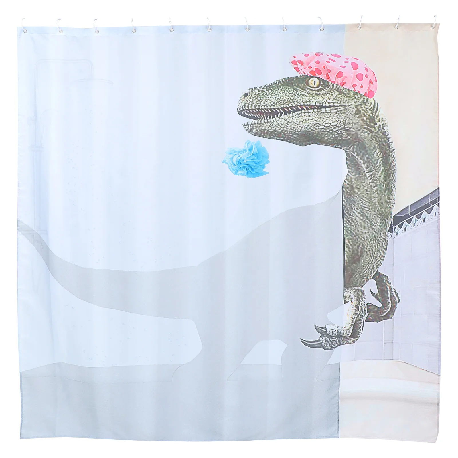 

Shower Curtain Window Covers for Home Household Tub Liners Bathtubs Tropical Animals Fashion Dinosaur Cartoon