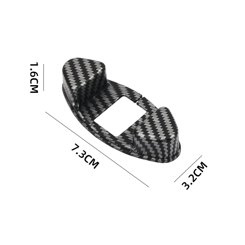 Carbon fiber pattern Door Lock Stopper Limiting Cover for Toyota Rav4 Land Cruiser Corolla Chr C-HR Yaris LC200 Car Styling