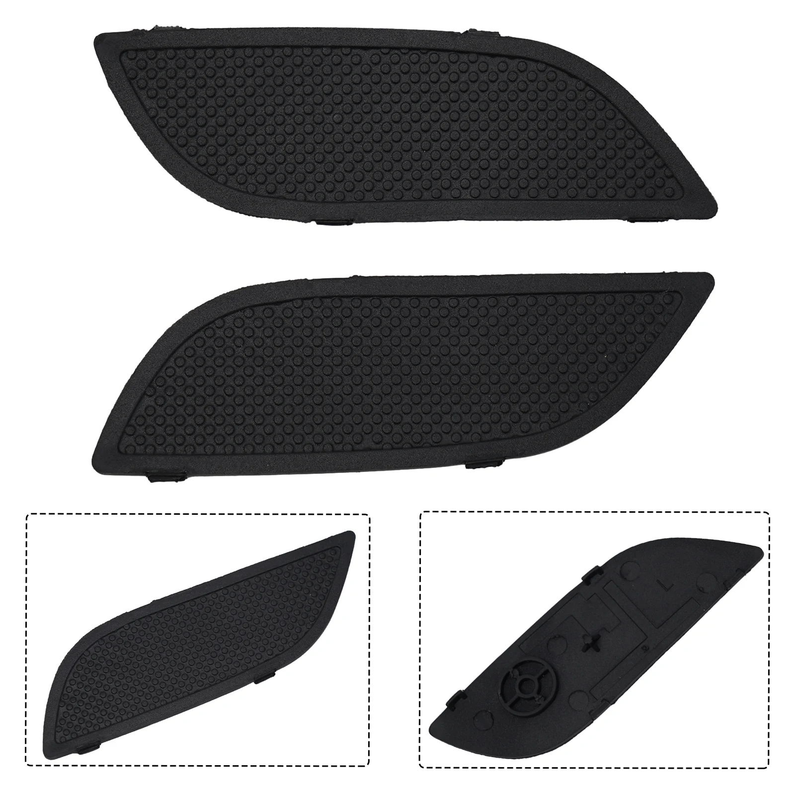 Armrest Door Handle Pull Pocket Cap Cover 2 Pack for Honda For CR-V 2012-2016 Front Interior Door Trim Replacement