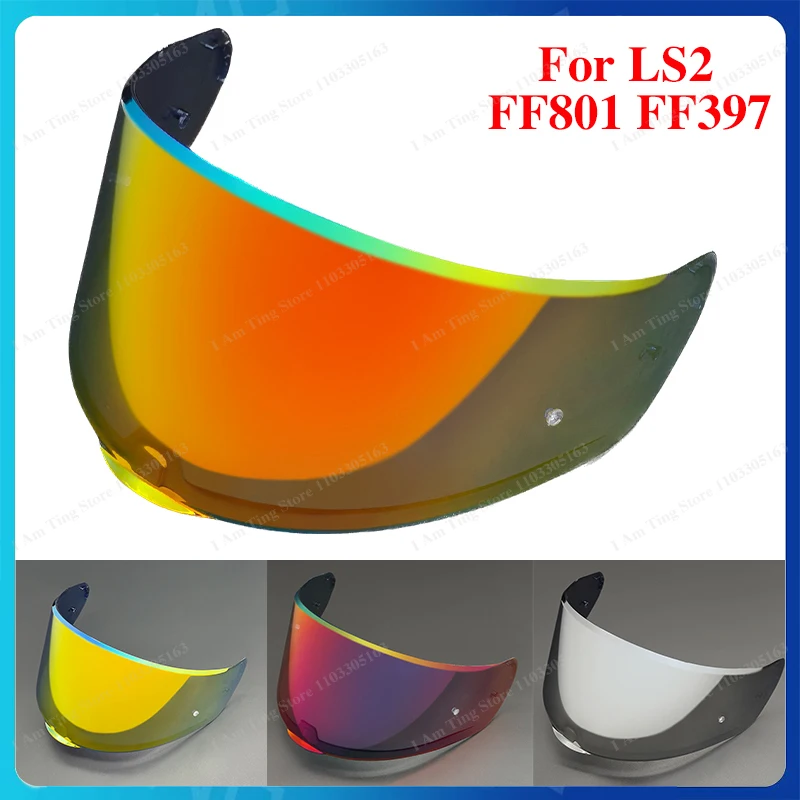 

FF801 Motorcycle Helmet Visor Lens For LS2 FF801 FF397 Replace Anti-UV Anti-Scratch Dustproof Windshield Helmets Accessories