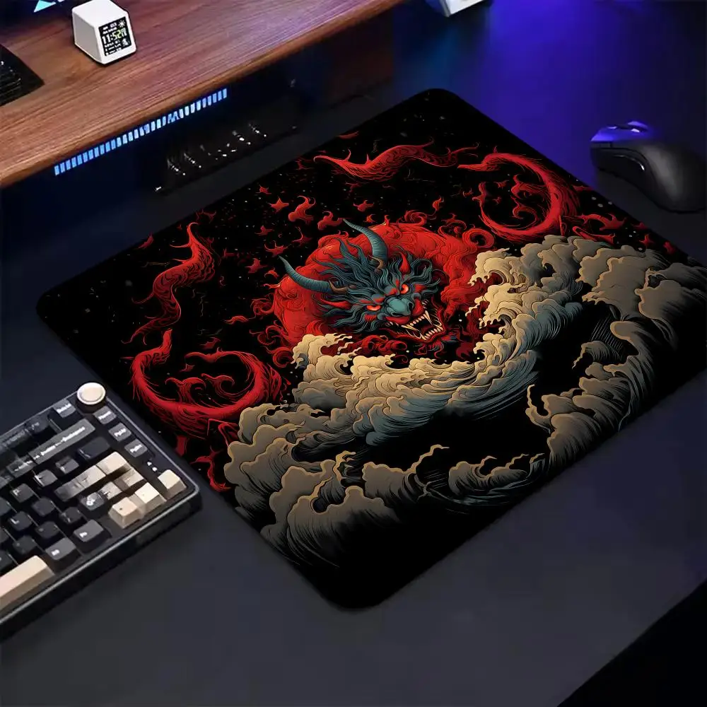 

Япония Дракон коврик для мыши 40X45 большой квадратный компьютерный офисный игровой настольный коврик резиновые противоскользящие коврики для мыши 22x18 маленькие декоративные настольные коврики
