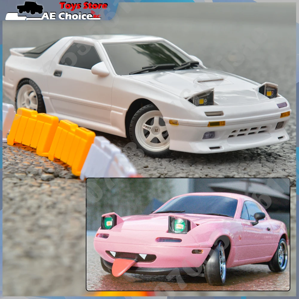 LD1804 MX-5 AE86 RX-7 FC Model LD1801 LD1802 RC Car 1/18 2.4GRemote Control 4WD 15Km/H ESP Gyroscope LED Light RC Drift Car