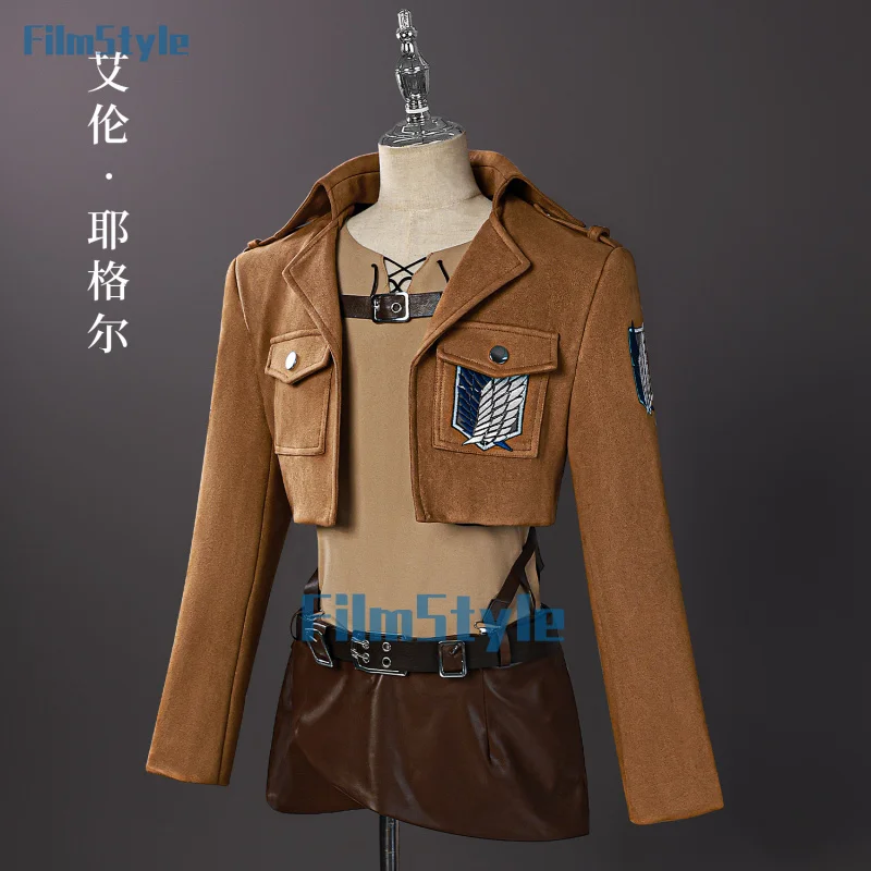 

Attack on Titan‌ Eren Mikasa Levi Armin Hange Historia Reiss Cosplay Costume Scout Regiment‌ Uniform Halloween Carnival Party