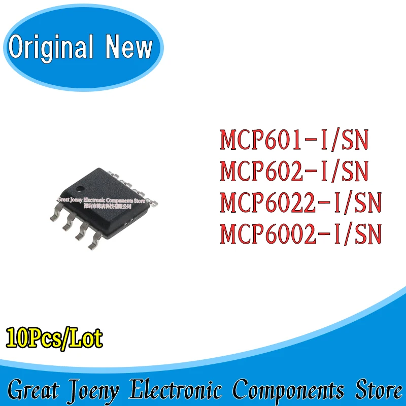 (10piece)100% New MCP601-I/SN MCP602-I/SN MCP6022-I/SN MCP6002-I/SN MCP601 MCP602 MCP6022 MCP6002 SOP8 Best Price Plastic Casing
