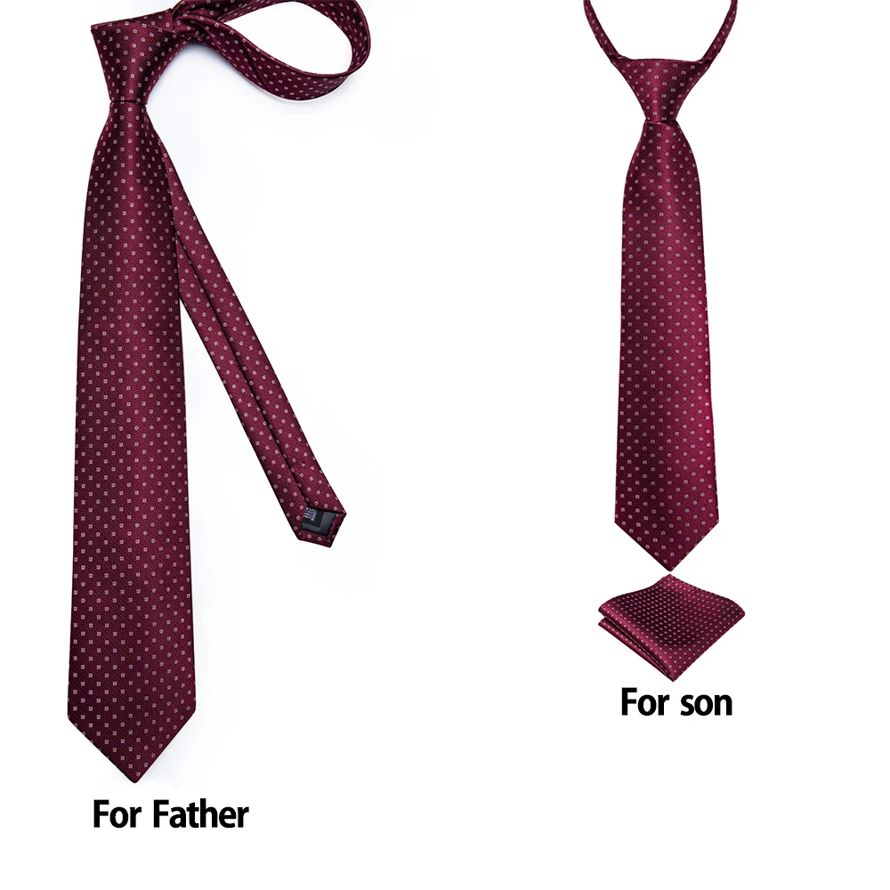 cravatte-serie-padre-e-figlio-38-6cm-bambini-ragazzi-ragazze-nodi-gratuiti-cinturino-elastico-fathers-cravatta-di-seta-per-accessorio-festa-di-nozze