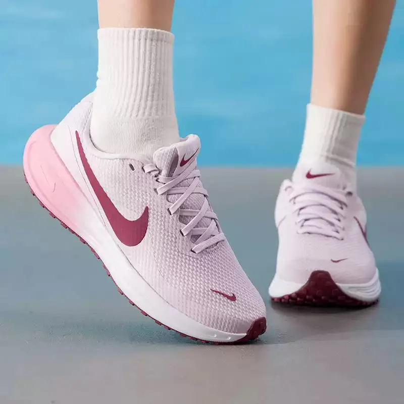 Nike Women Running Shoes HJ8485-501 Mesh Breathable Upper Foam Midsole Shock Absorbing Daily Fitness Sports Sneakers