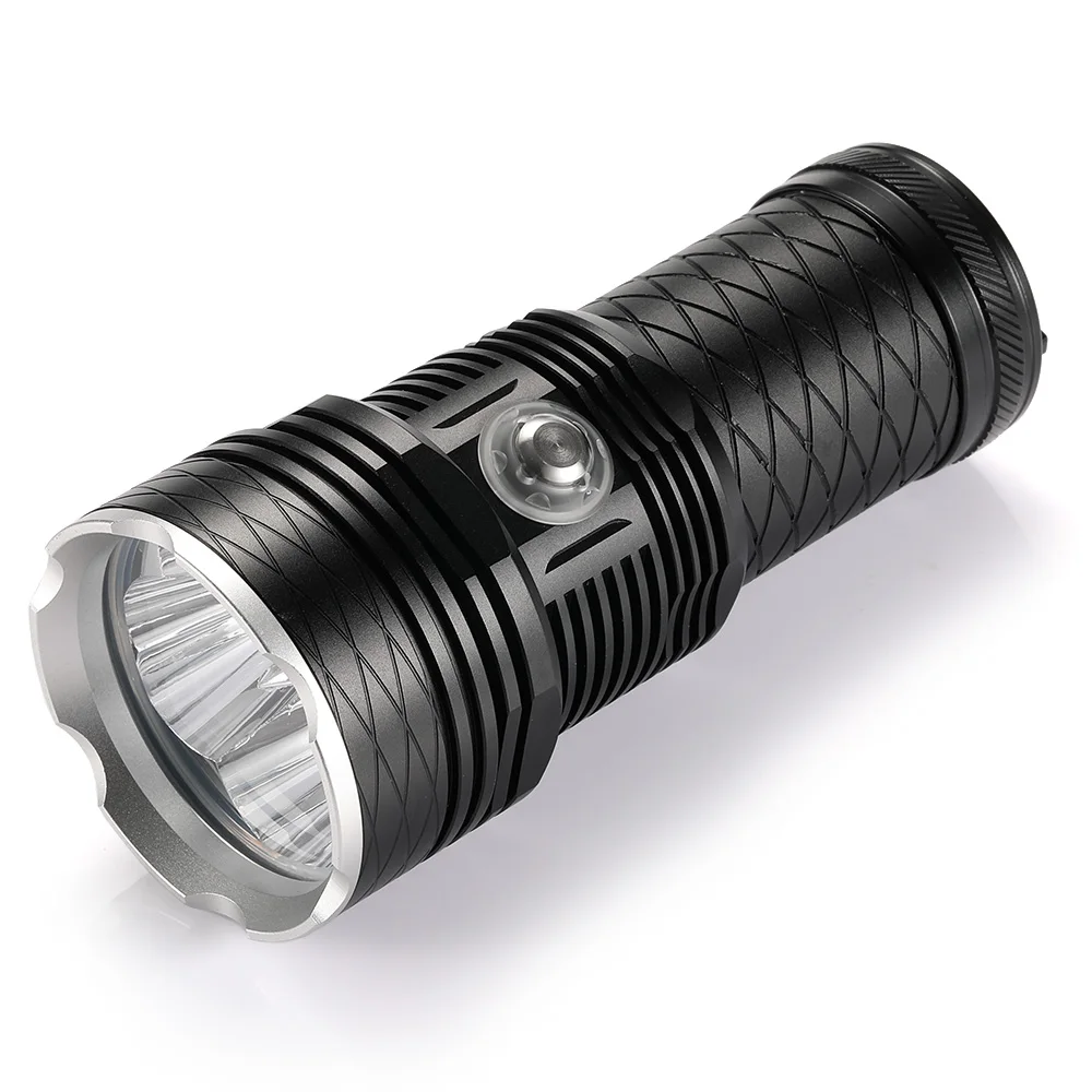 Imagem -03 - Impermeável Led Mergulho Lanterna com Alça Luz Led Subaquática Deep Sea Dive Fish Catching Fill Fotografia Tocha x Xhp70 100m