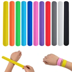 5/10 Pcs 21.5cm Cute Slap Wristbands for Kids Birthday Wedding Party Guest Gifts Carnival Christmas Party Gifts Classroom Prizes