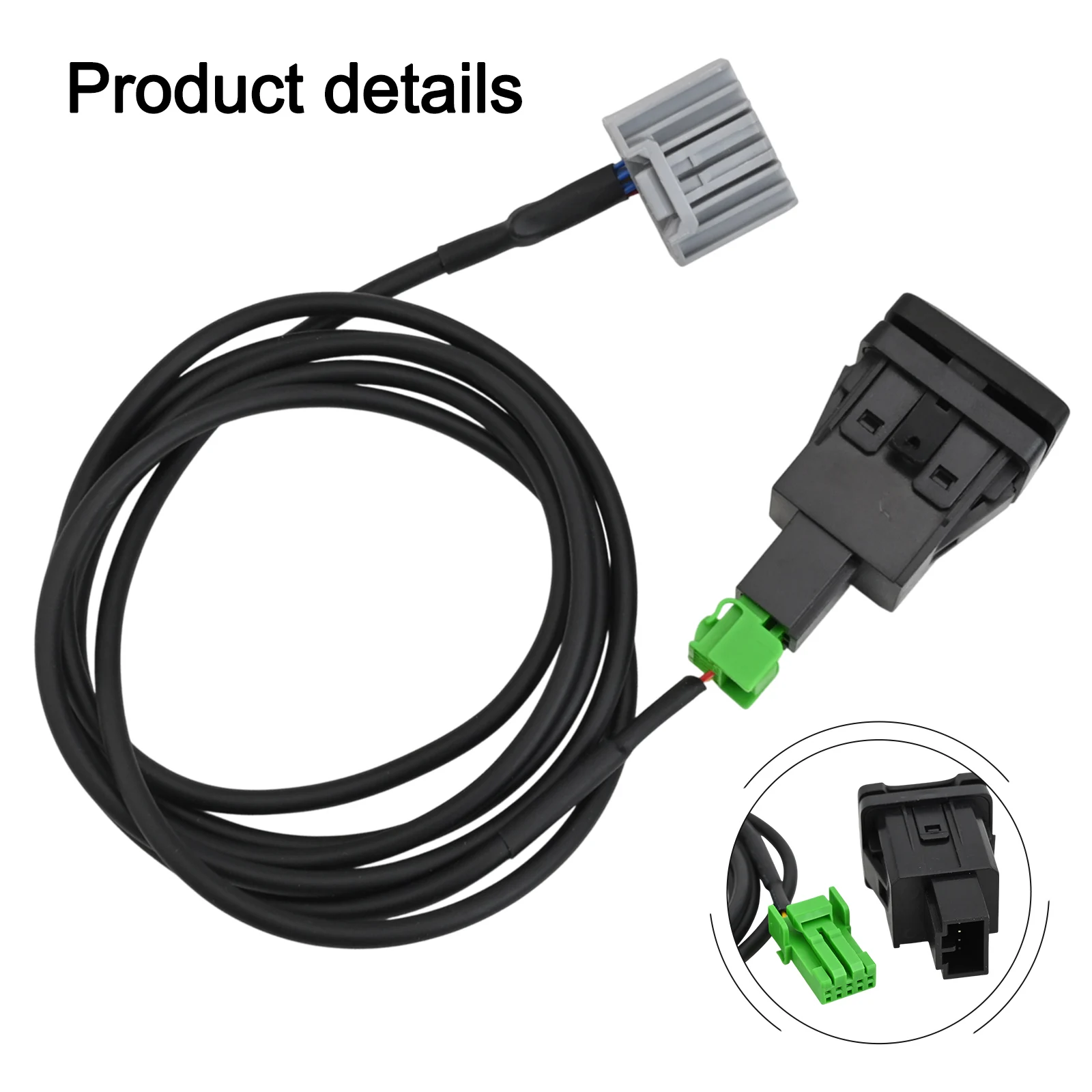 For Honda-Specific AUX Input Cable Adapter for Civic 2006 to 2013 CRV 2008 to 2013 Accord 2008 and Newer Models